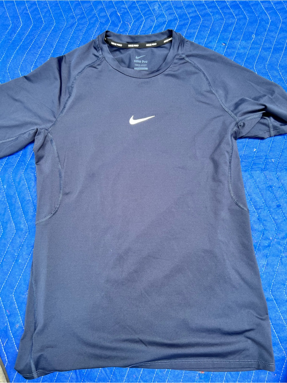 Nike Men’s Navy Short-Sleeve Top